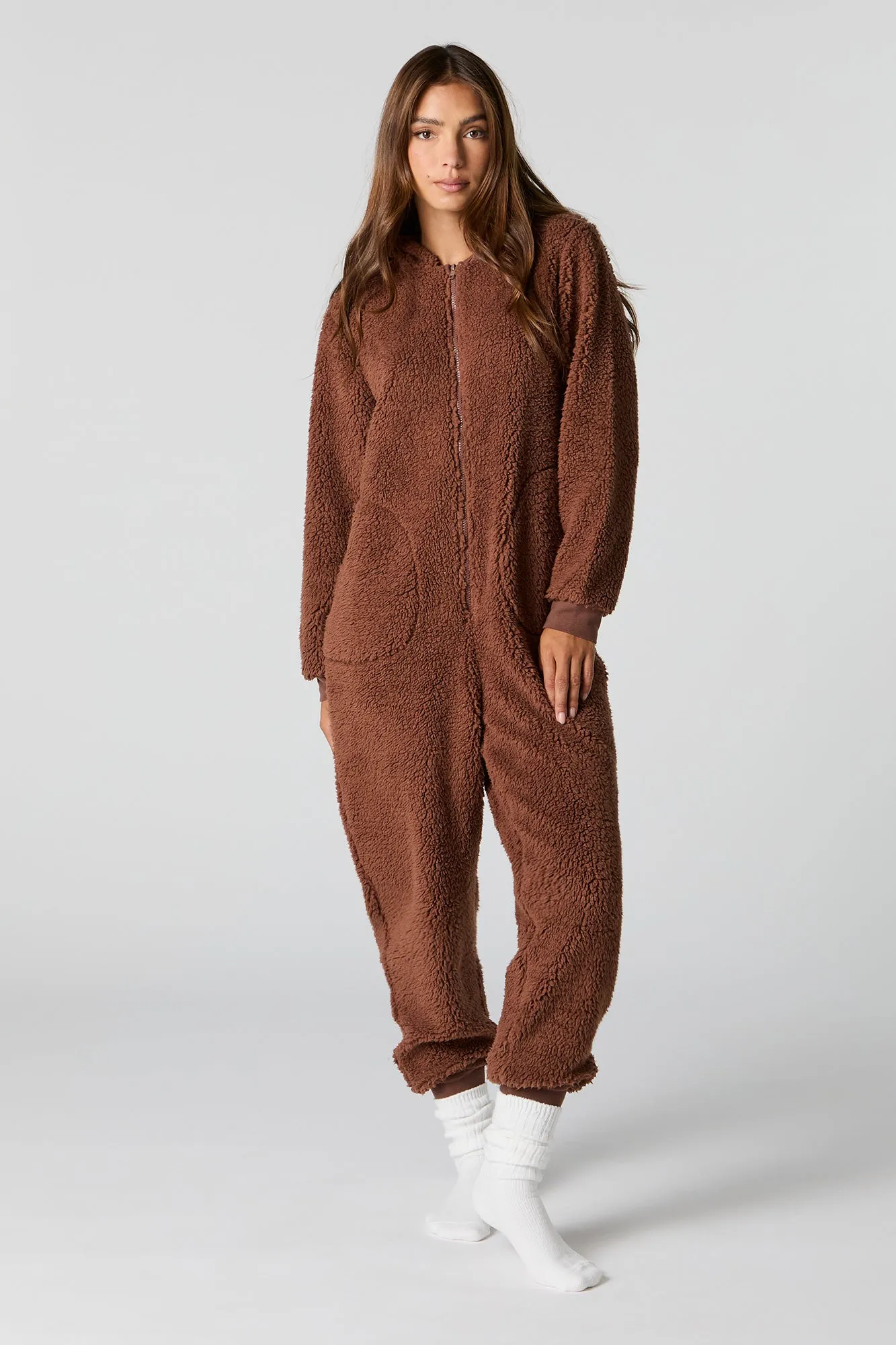 3D Bear Sherpa Onesie