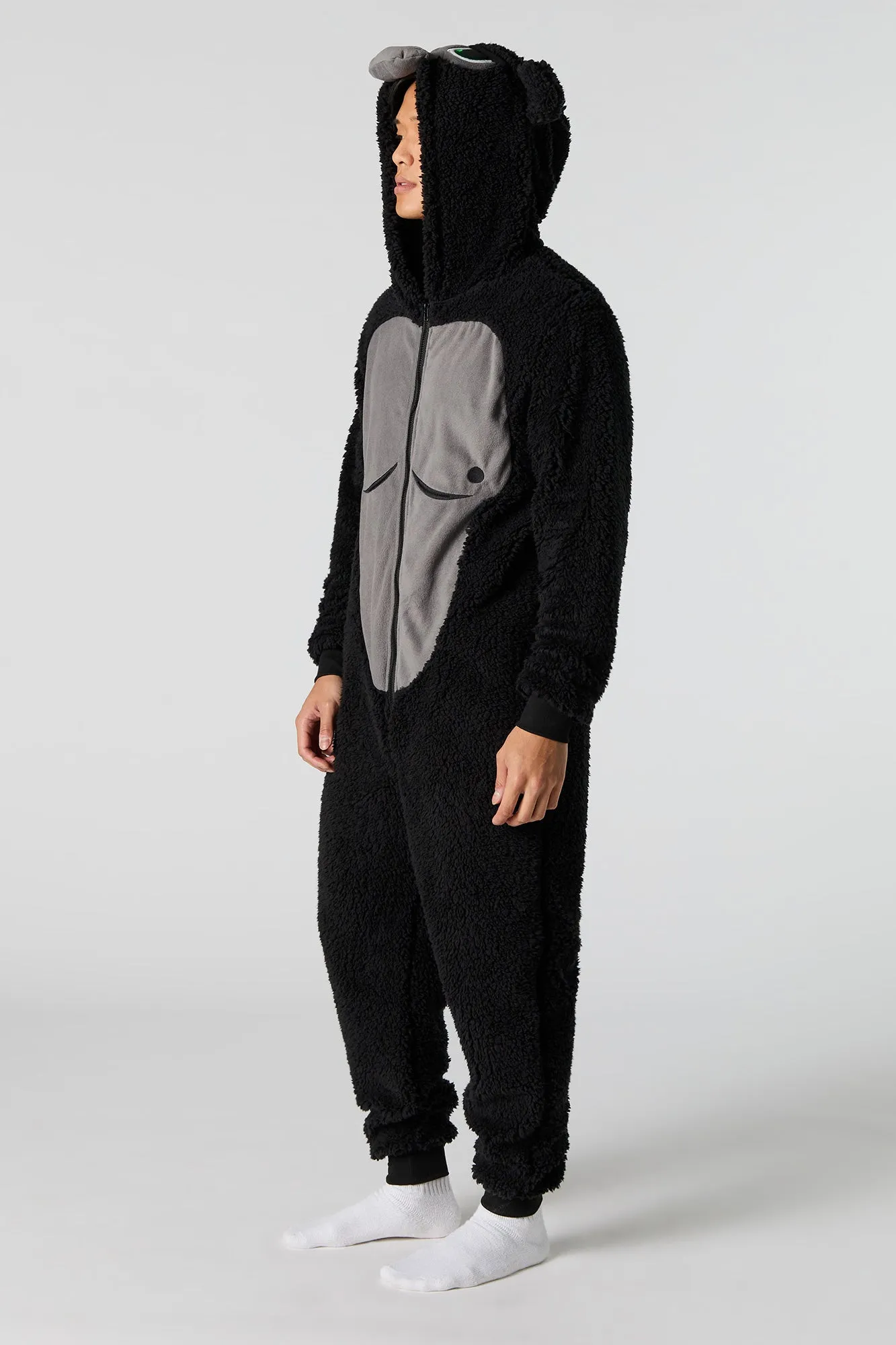 3D Gorilla Sherpa Onesie