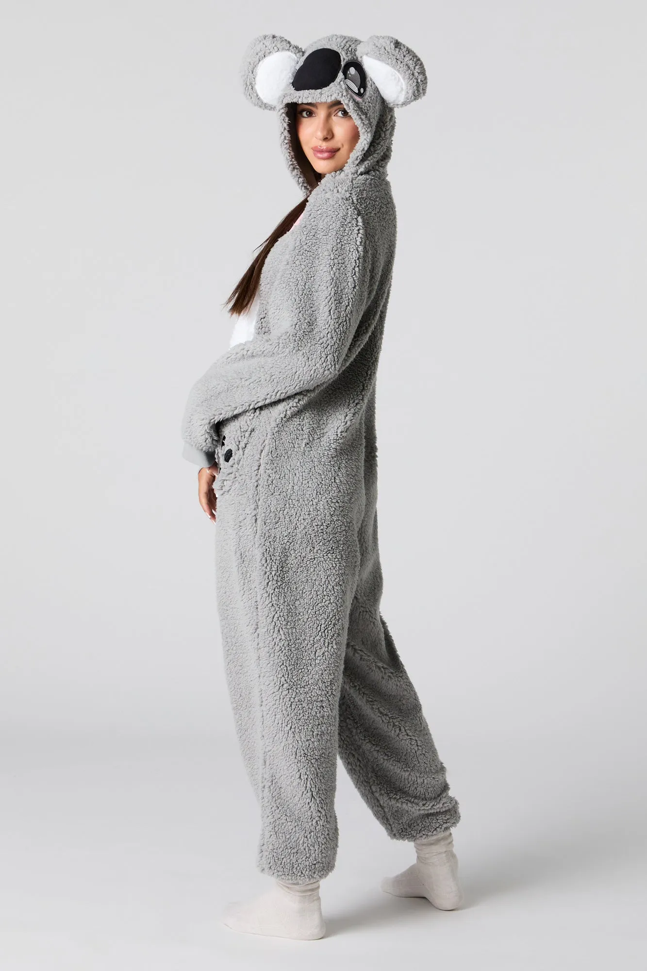 3D Koala Sherpa Onesie