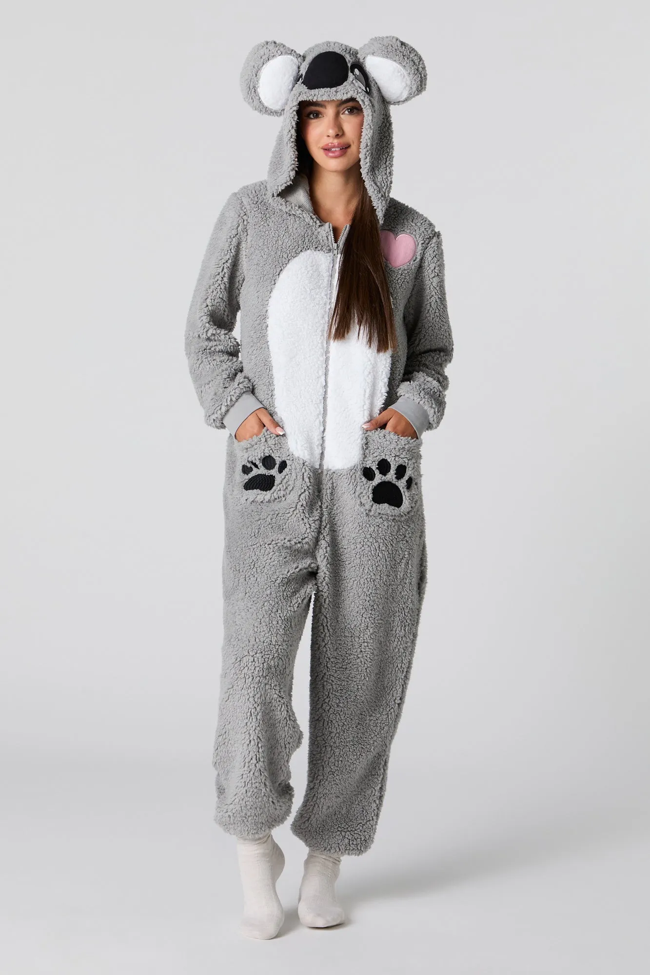 3D Koala Sherpa Onesie