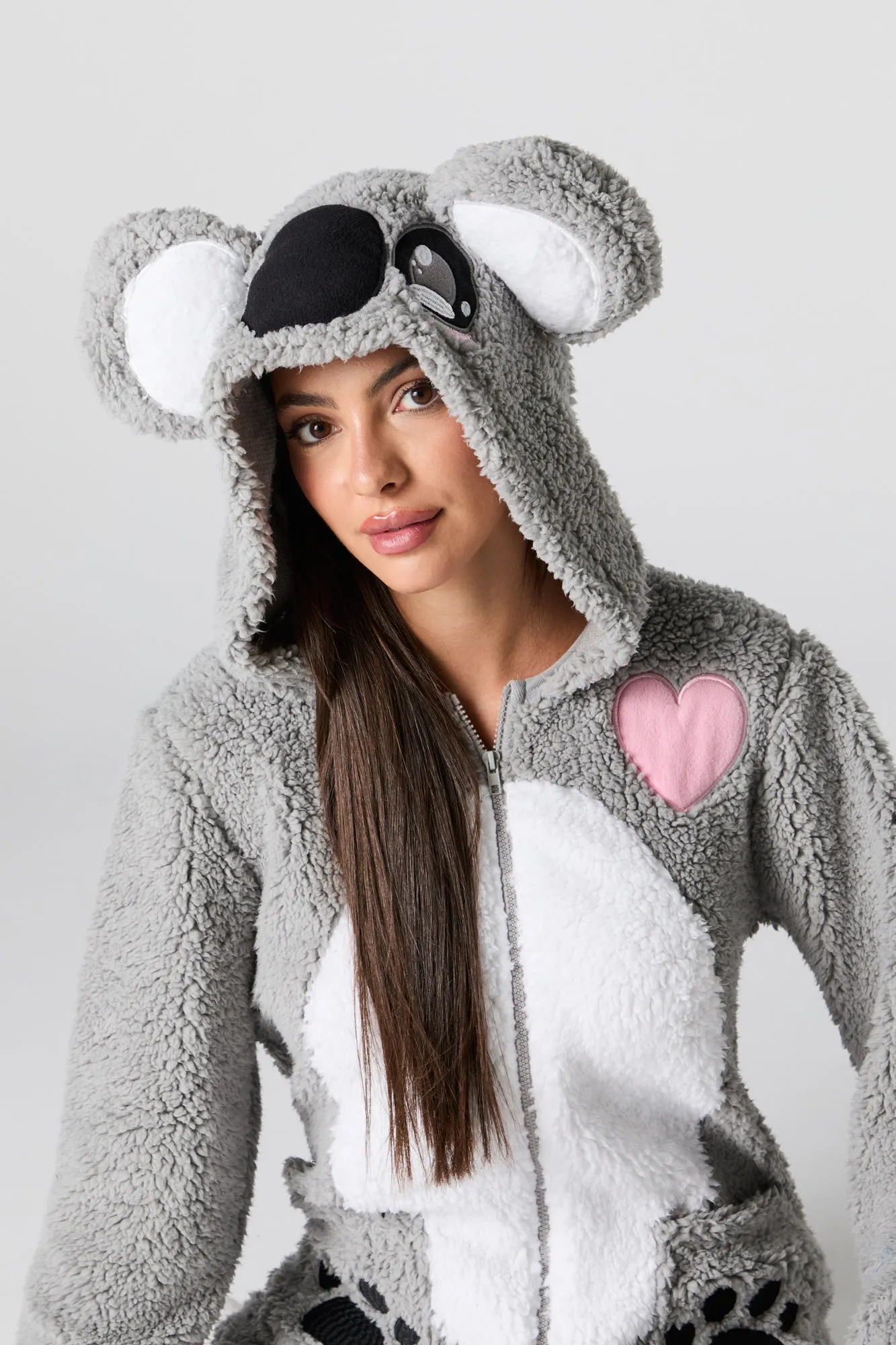 3D Koala Sherpa Onesie