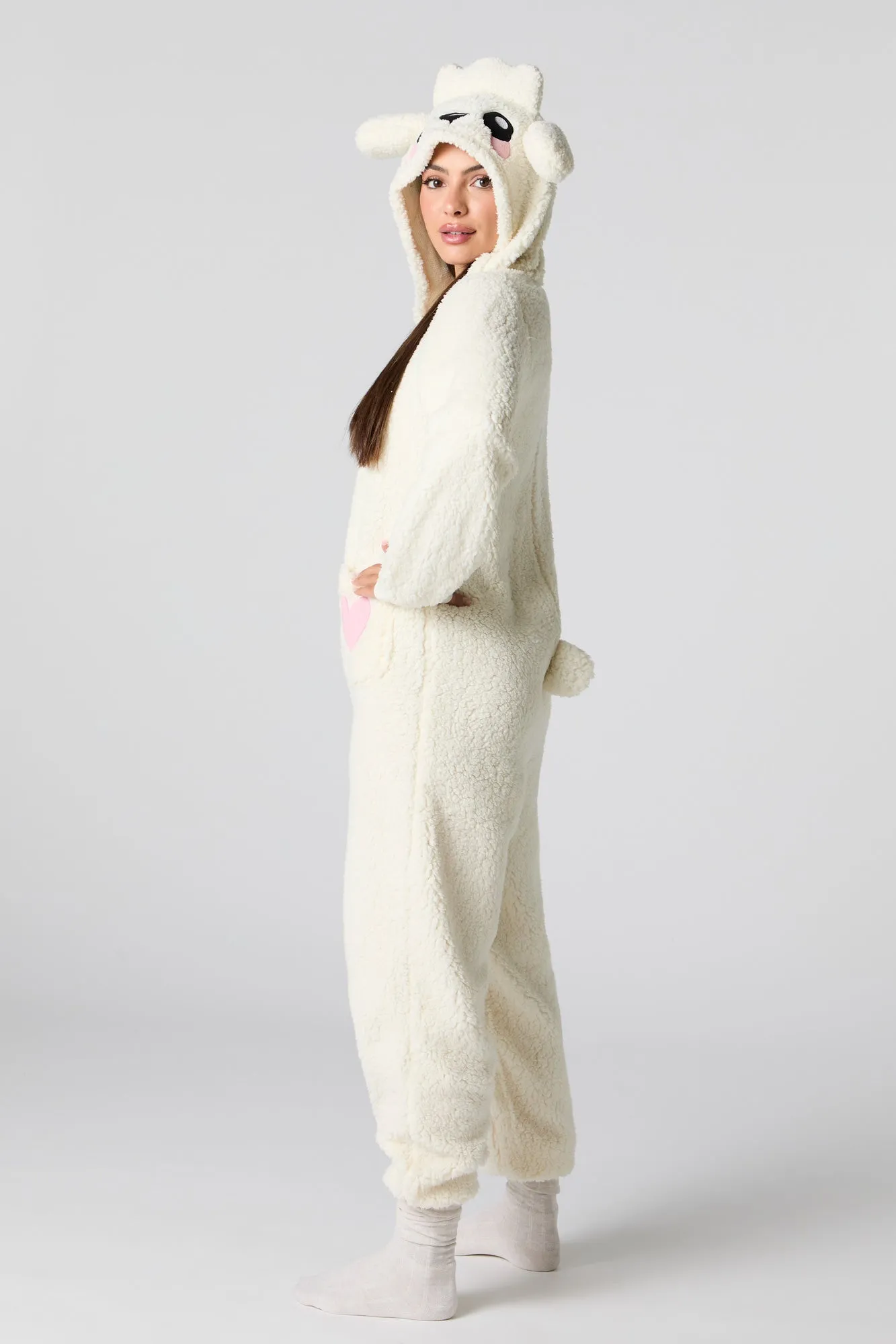 3D Sheep Sherpa Onesie