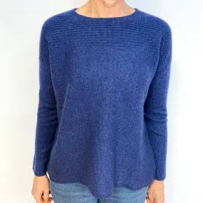 Air Force Blue Cashmere Crew Neck Jumper