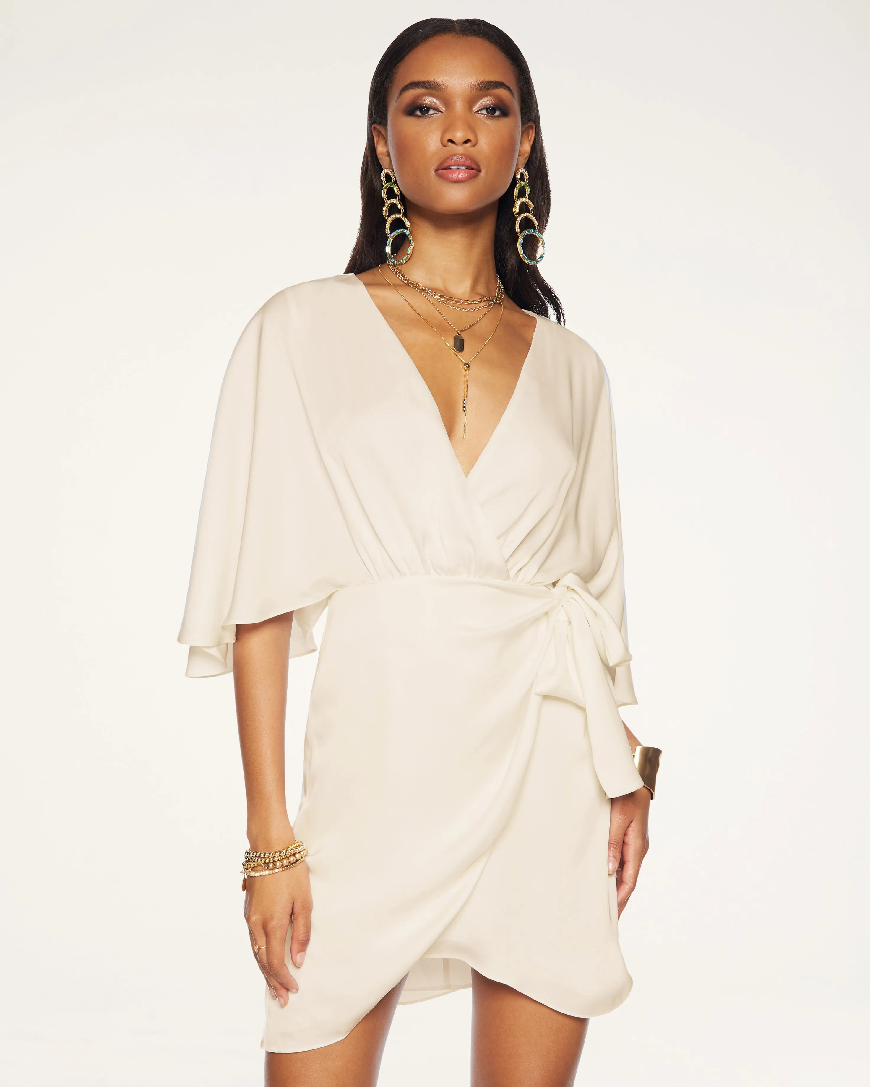 Alexis Wrap Mini Dress