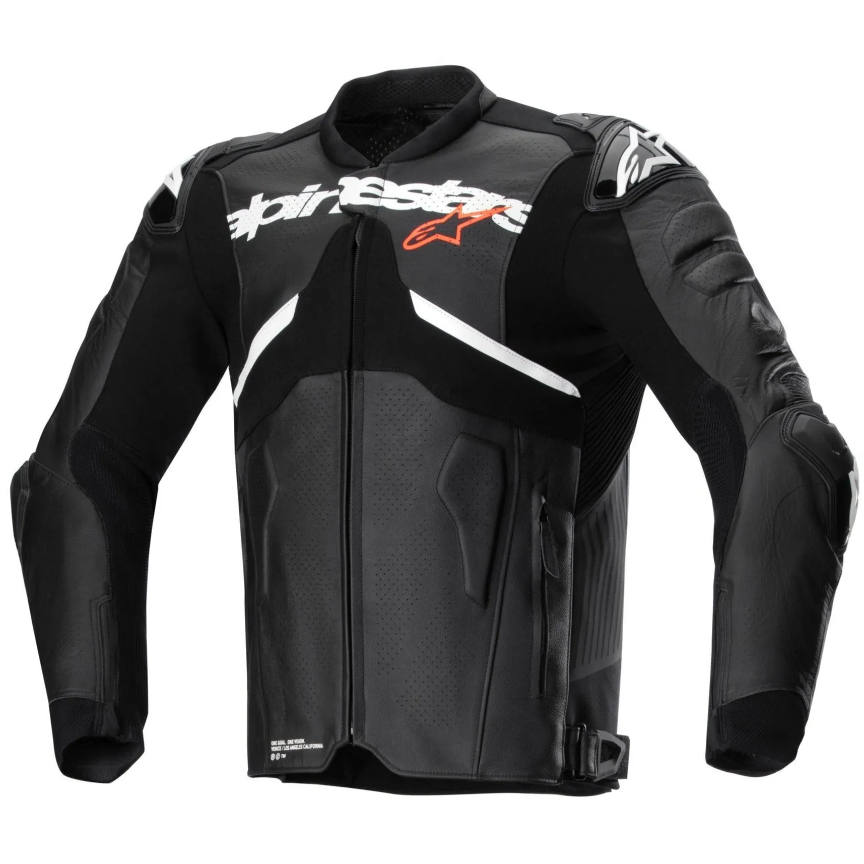 Alpinestars Atem V5 Leather Jacket Black White