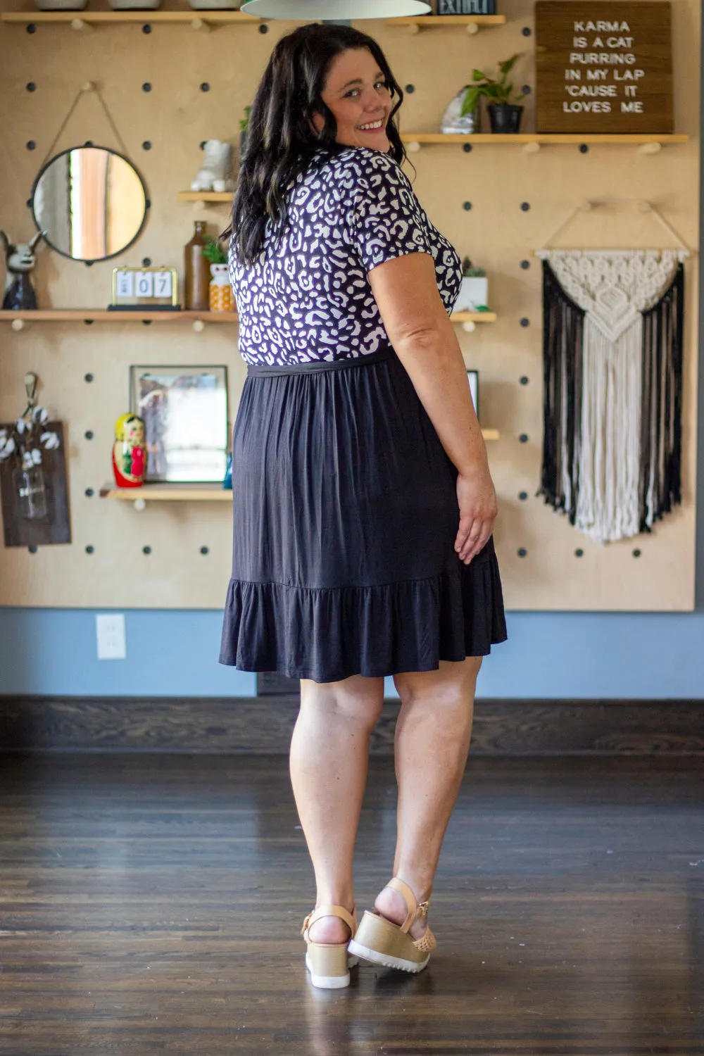 Always Black and White Dress