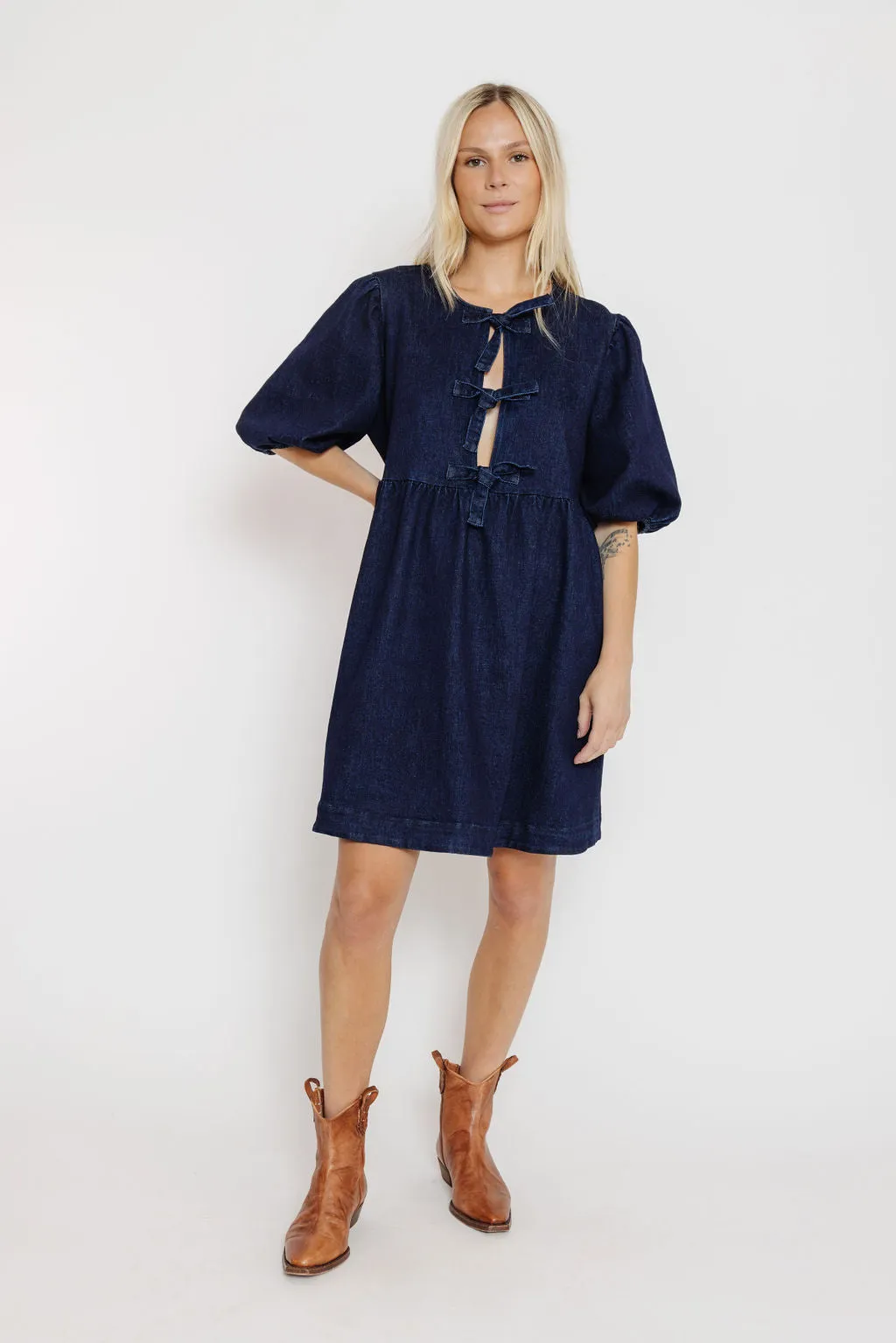 Ambrose Dress in Denim