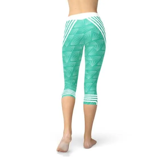 Aqua Performance Capri Leggings