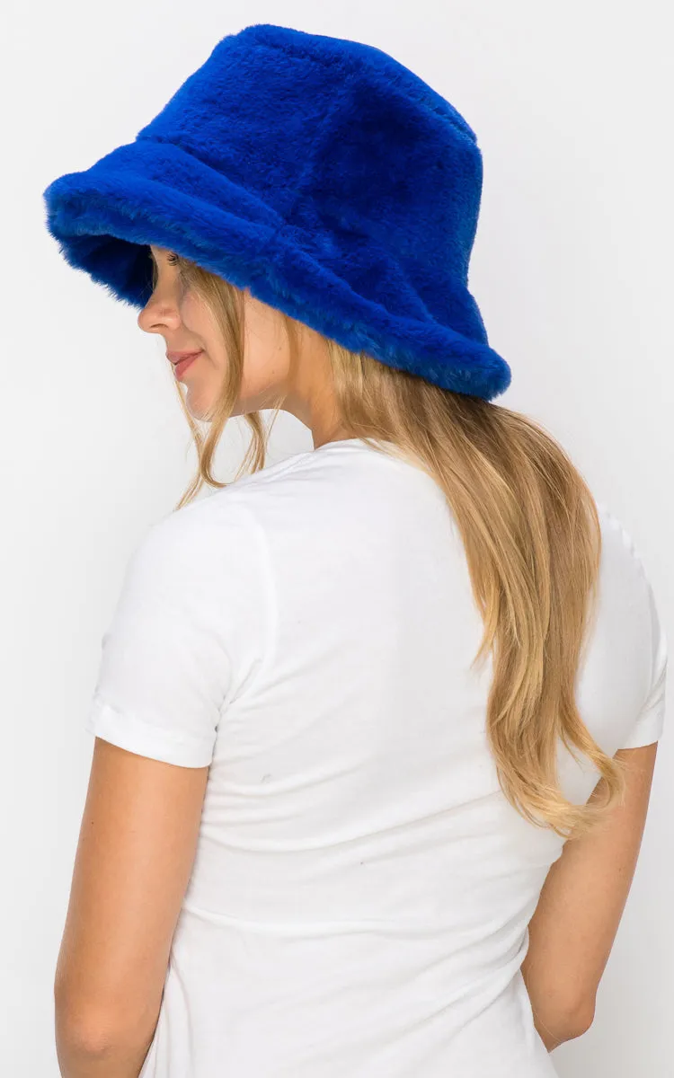 AT350 Faux Fur Fleece Cozy Hat