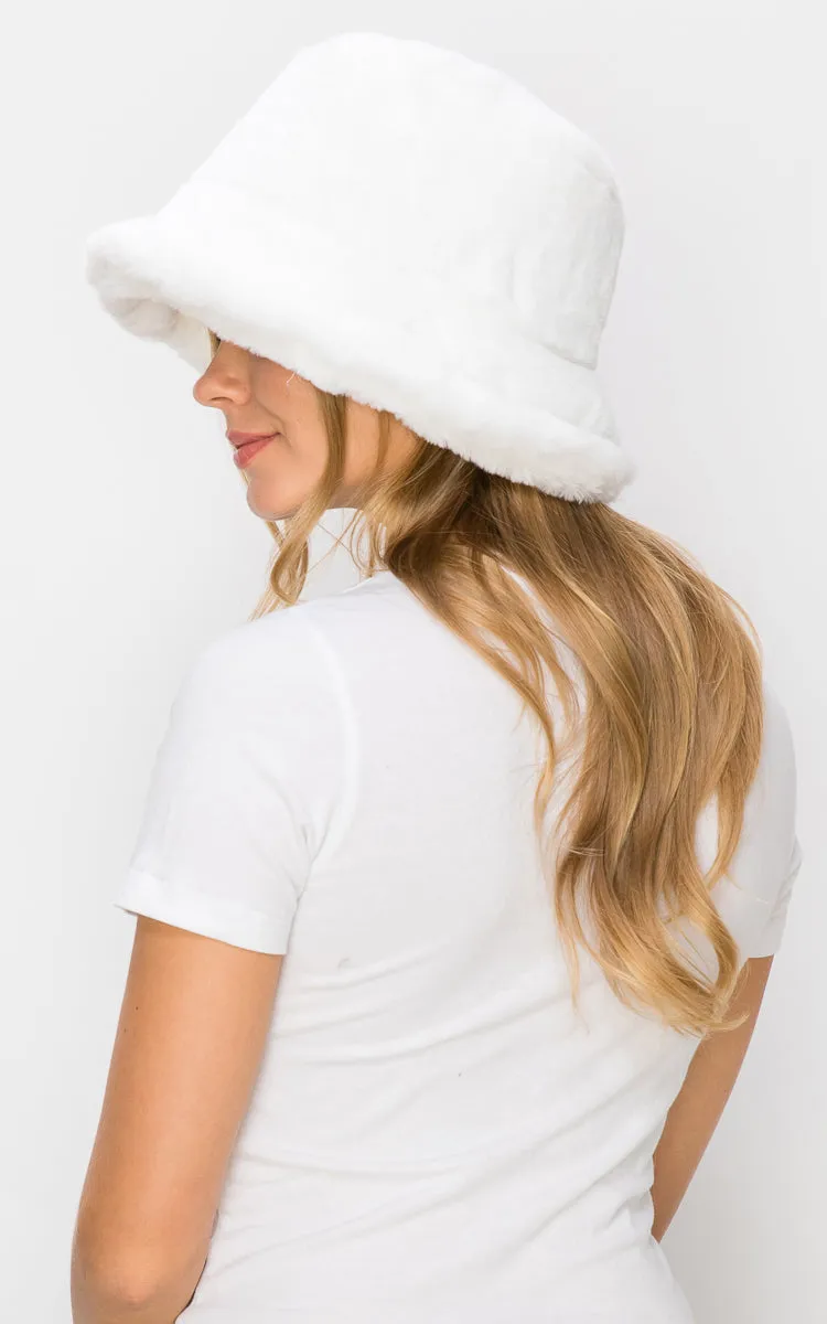 AT350 Faux Fur Fleece Cozy Hat