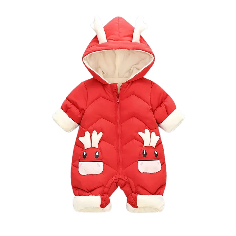 Baby Toddler Reindeer Thicken Romper