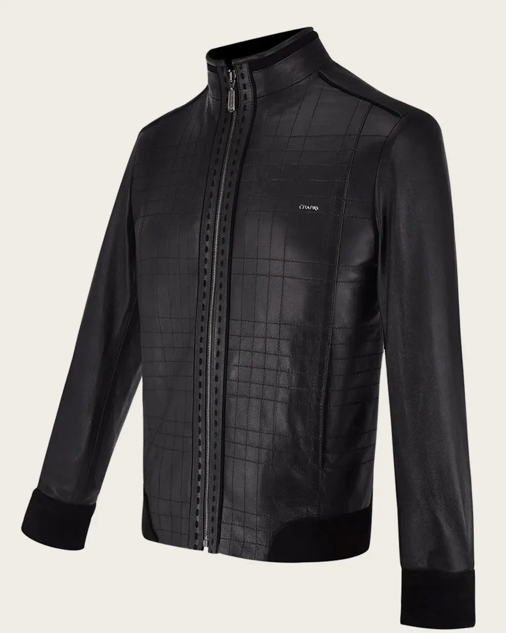 Black manadarin neck jacket