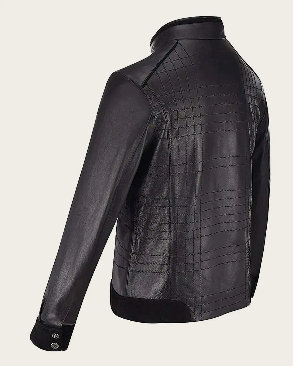 Black manadarin neck jacket