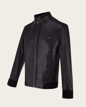 Black manadarin neck jacket