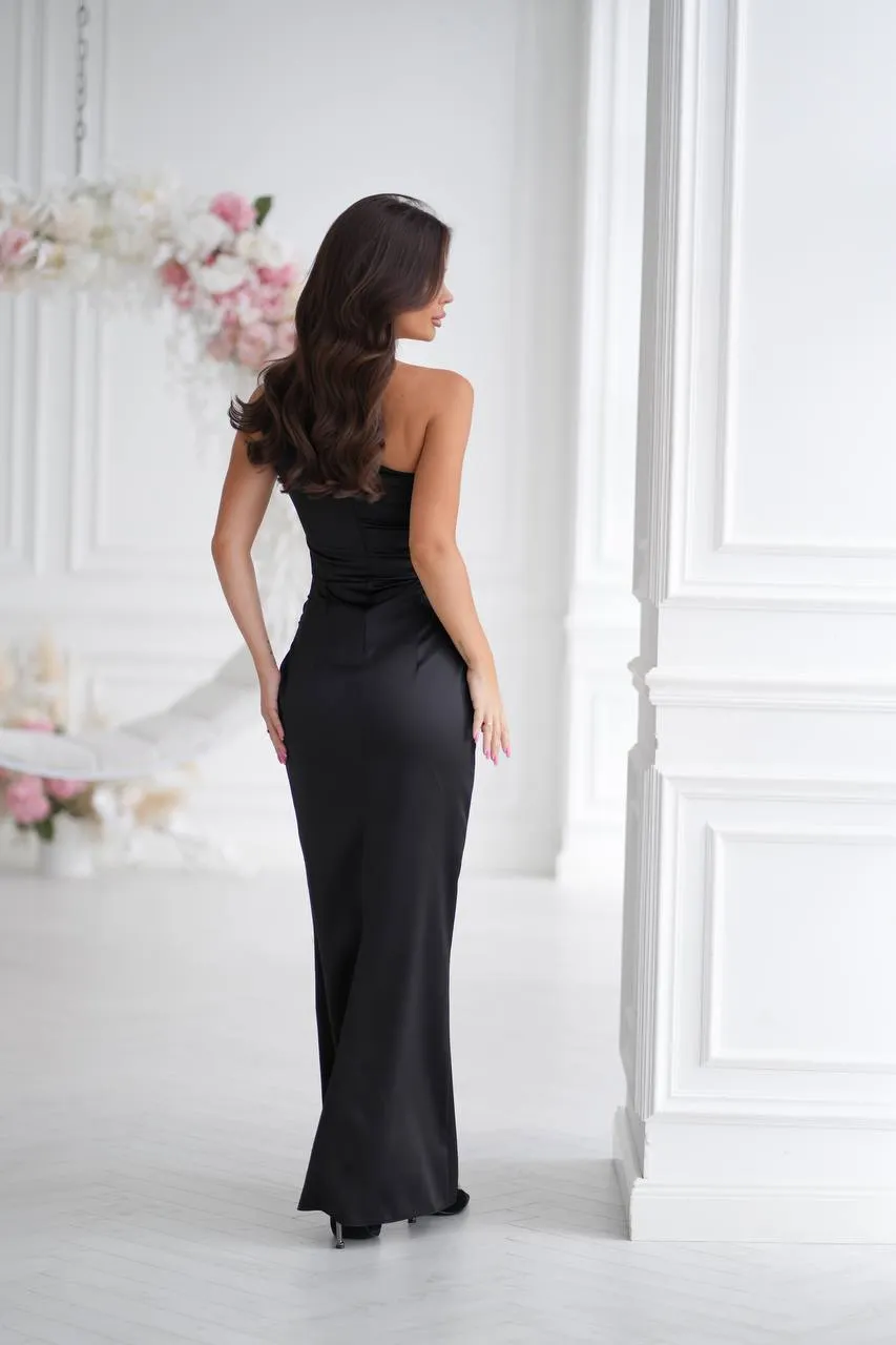 Black maxi dress “Serena”