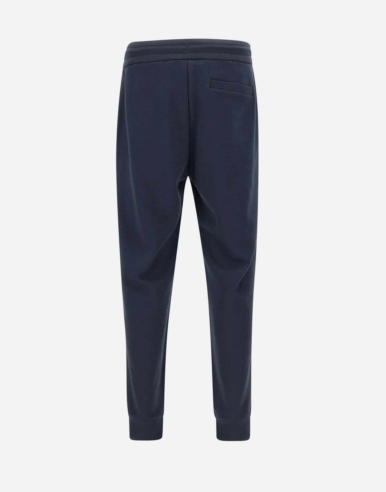 Blue Cotton Jogger with Drawstring