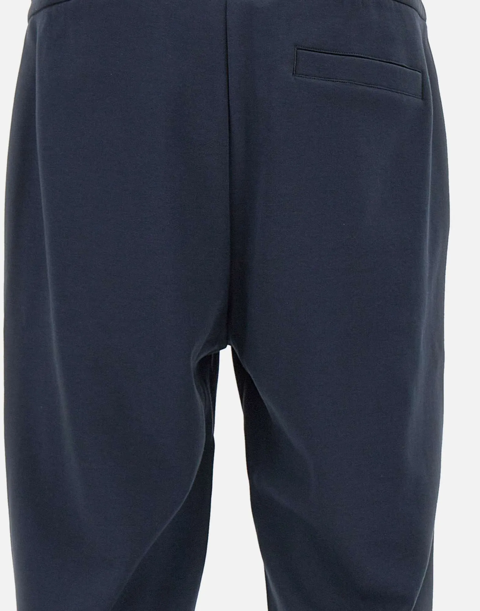 Blue Cotton Jogger with Drawstring