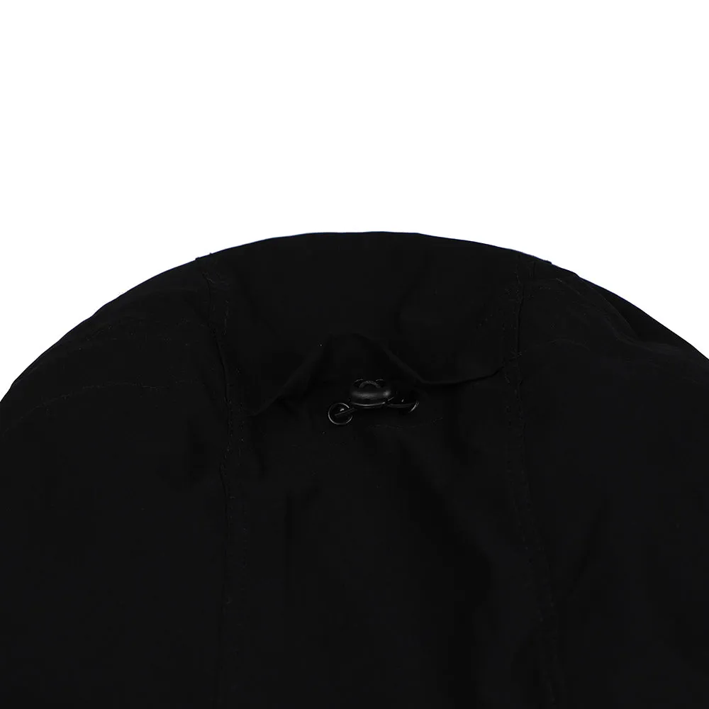 BSM STRETCH HOODED ANORAK JACKET BLACK