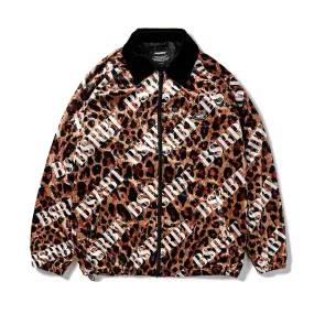 BSRBT OG VELVET COLLAR JACKET LEOPARD