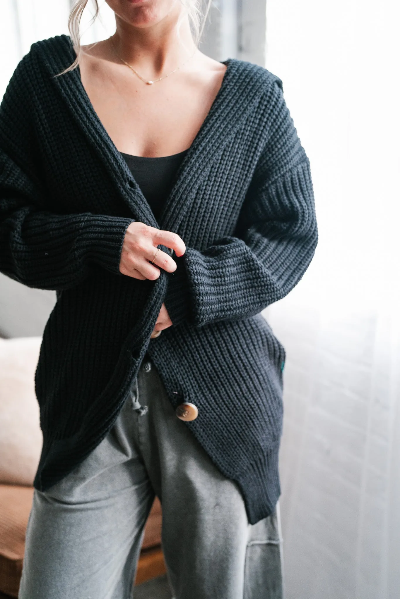 Bundled In Cozy Cardigan