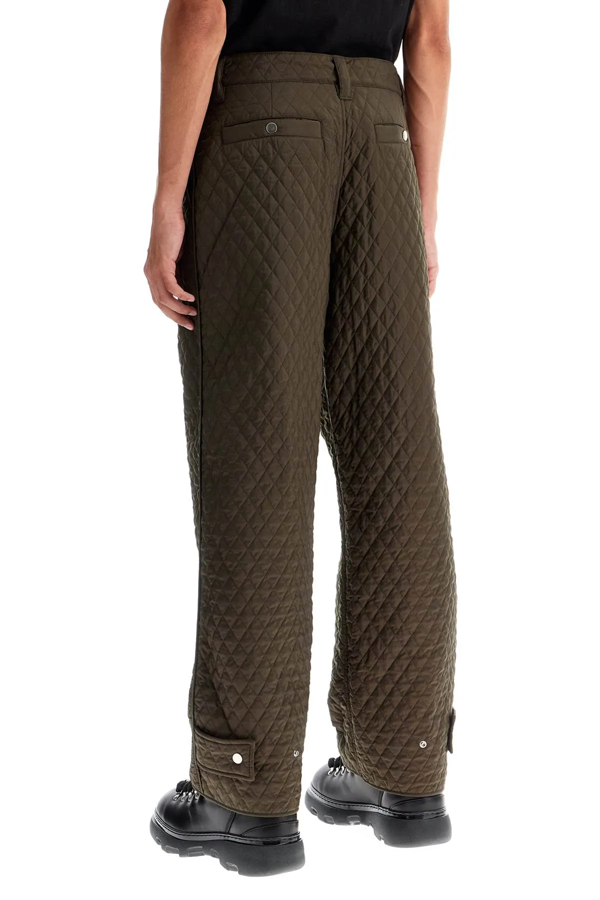 BURBERRY quilted nylon pants for