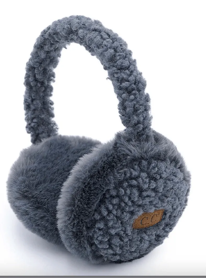 C.C FAUX FUR SHERPA EARMUFFS-EM-3667