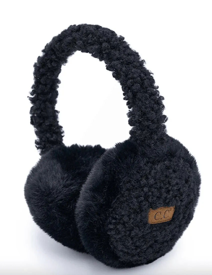 C.C FAUX FUR SHERPA EARMUFFS-EM-3667