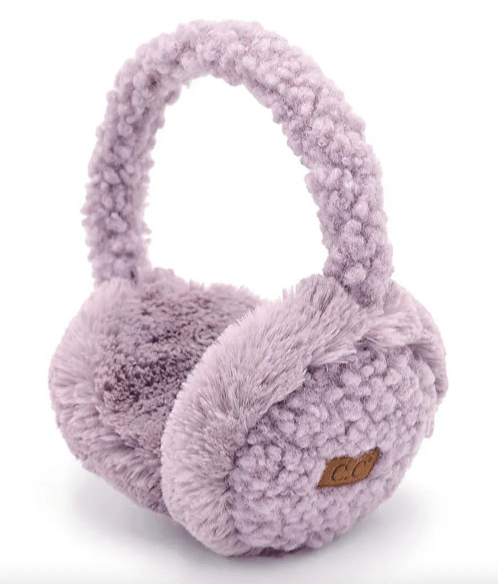 C.C FAUX FUR SHERPA EARMUFFS-EM-3667