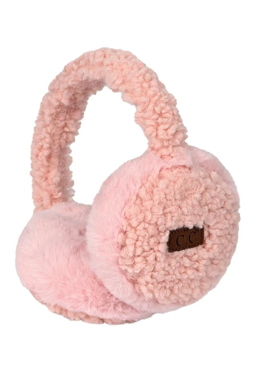 C.C FAUX FUR SHERPA EARMUFFS-EM-3667