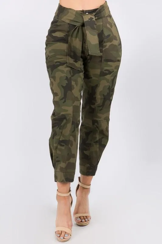 Chel's Camo Olive  Joggers