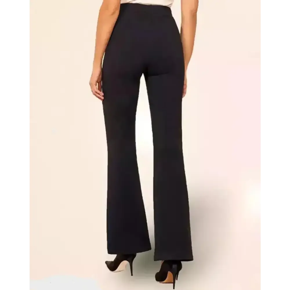 Classic Cotton Lycra Solid Trouser for Women