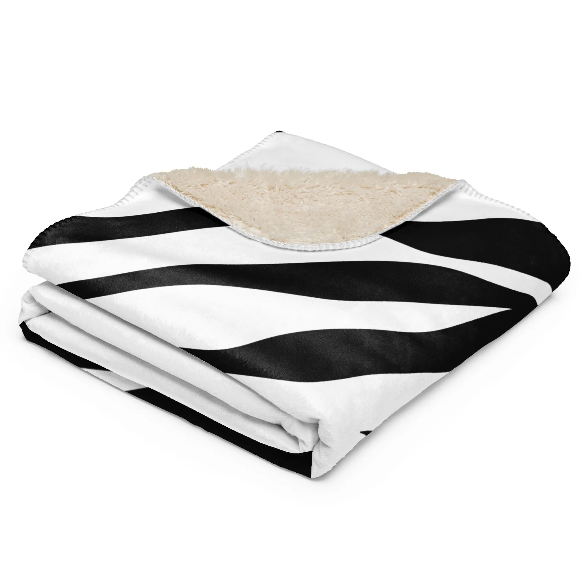 Cozy Zebra Sherpa blanket lioness-love