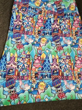 CP Disney It's a Small World Movie Characters Capri Leggings