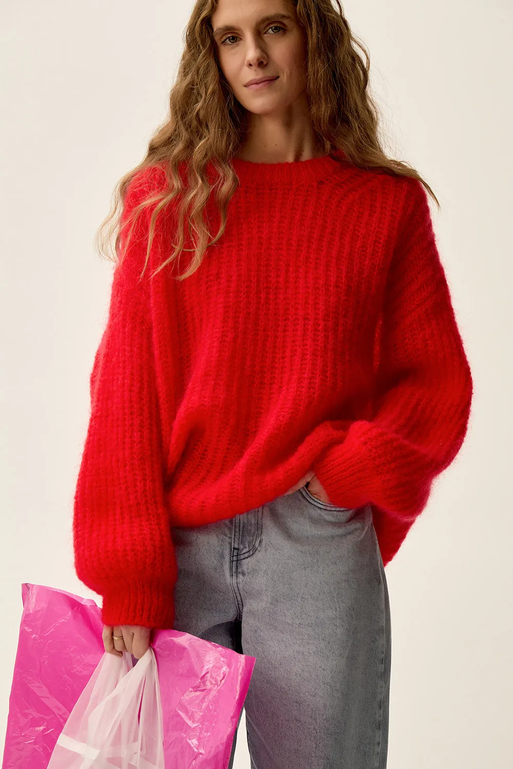 DES PETITS HAUTS - Burma Sweater - Tomate