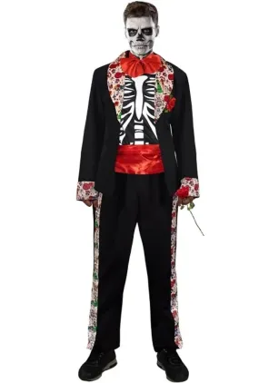 Dia De Los Muertos Mens Costume