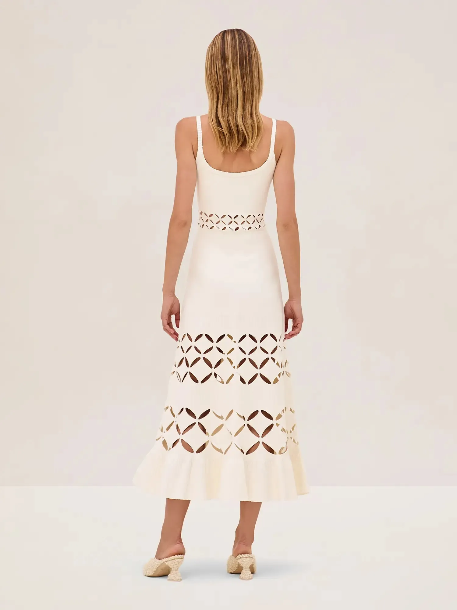 Elayne Dress in Off White