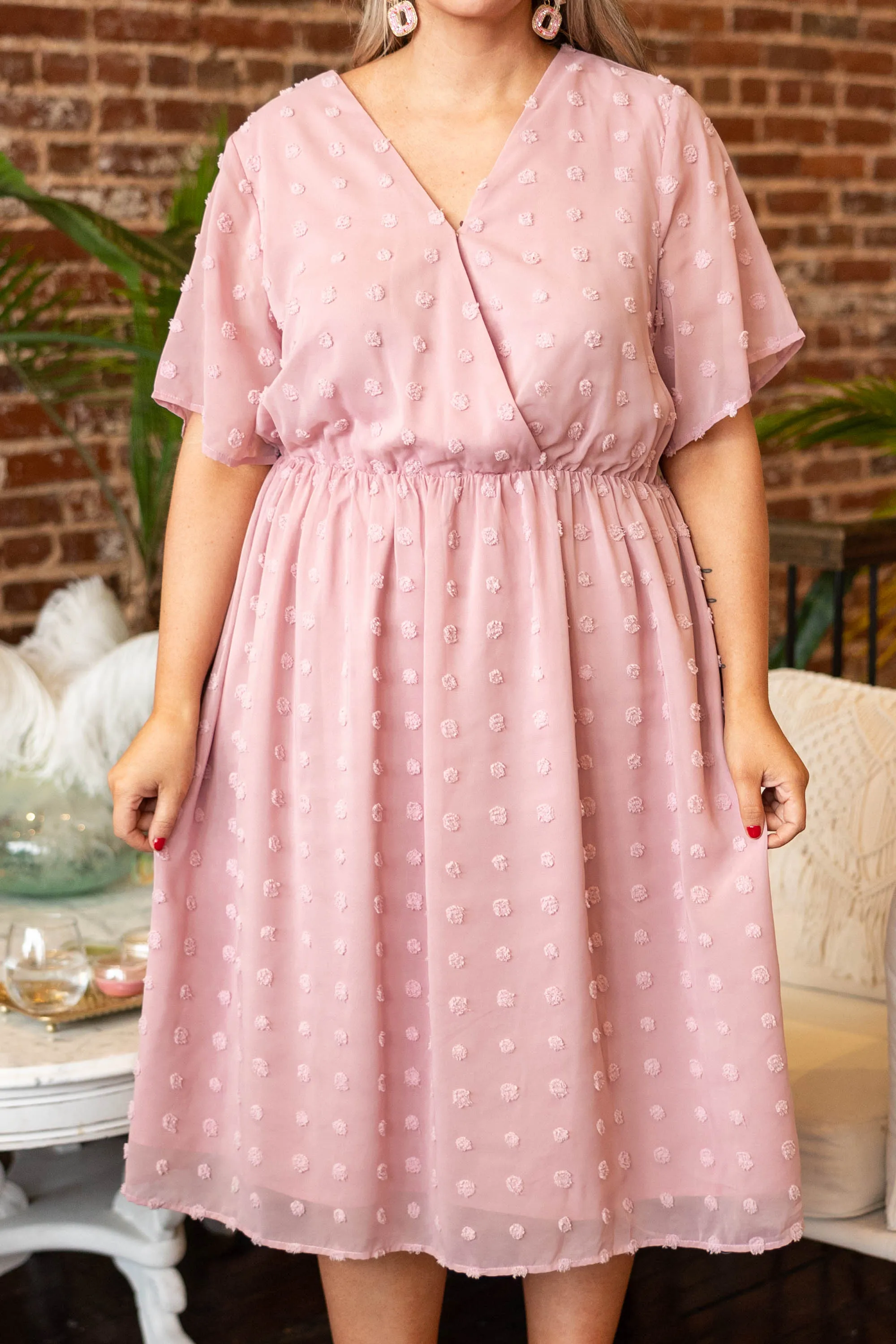 Evening In The Park Dress, Mauve