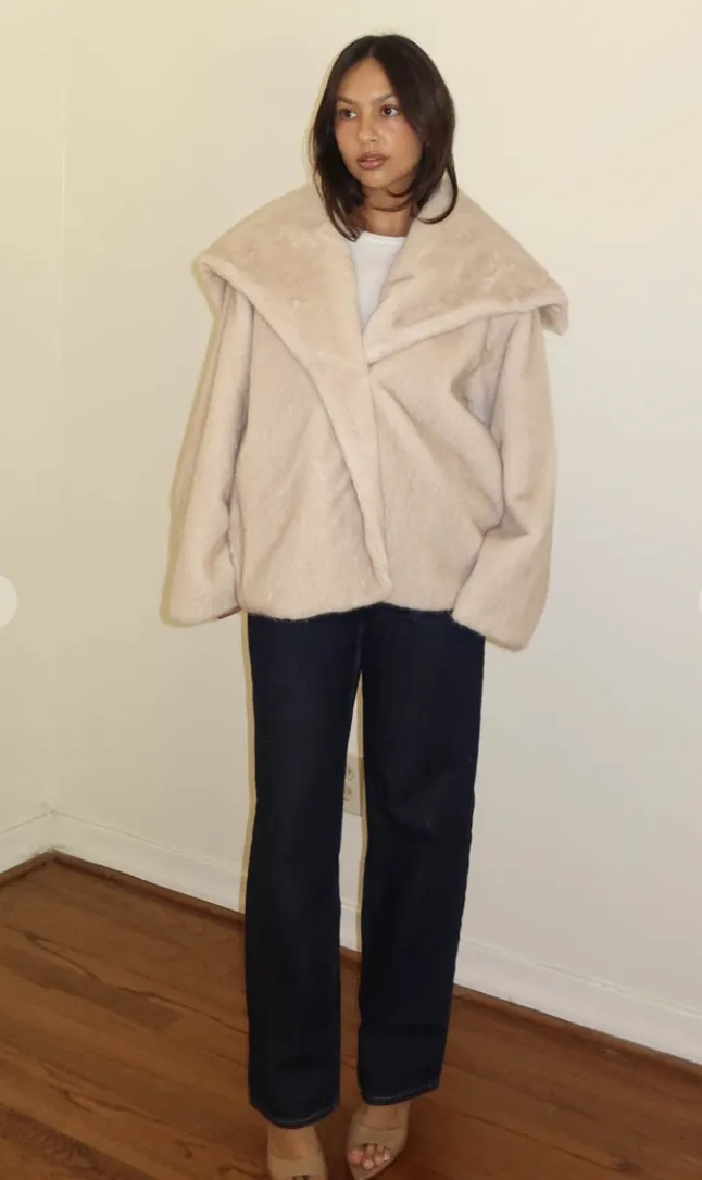 Faux Fur Oversize Jacket