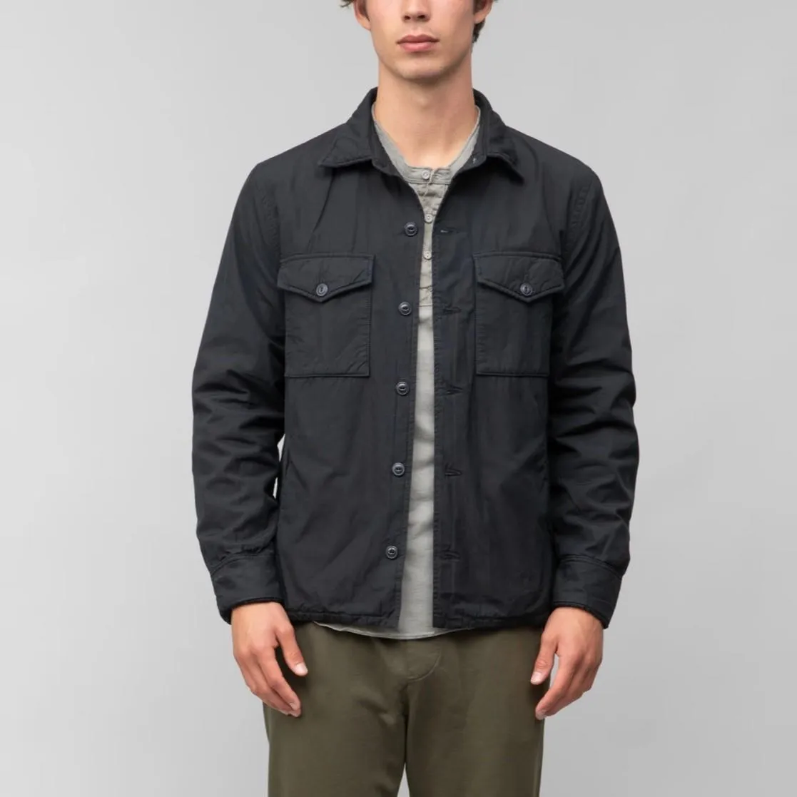 Fleece Lined Shirt Jacket (Slate)