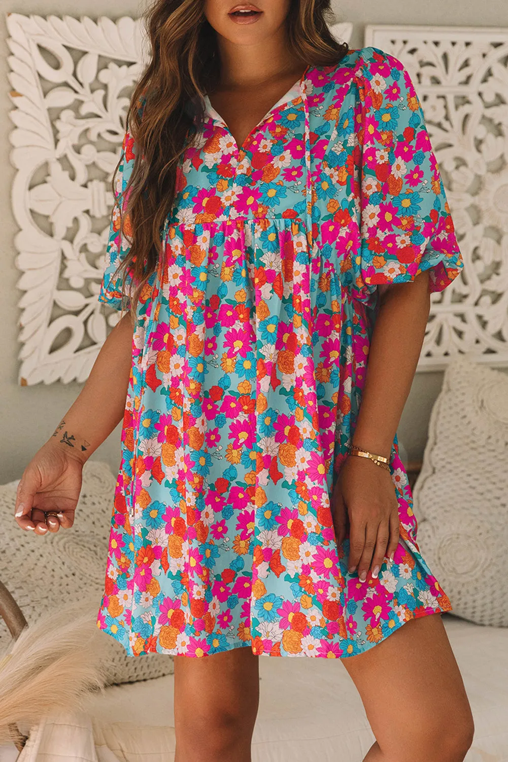 Floral Babydoll Dress