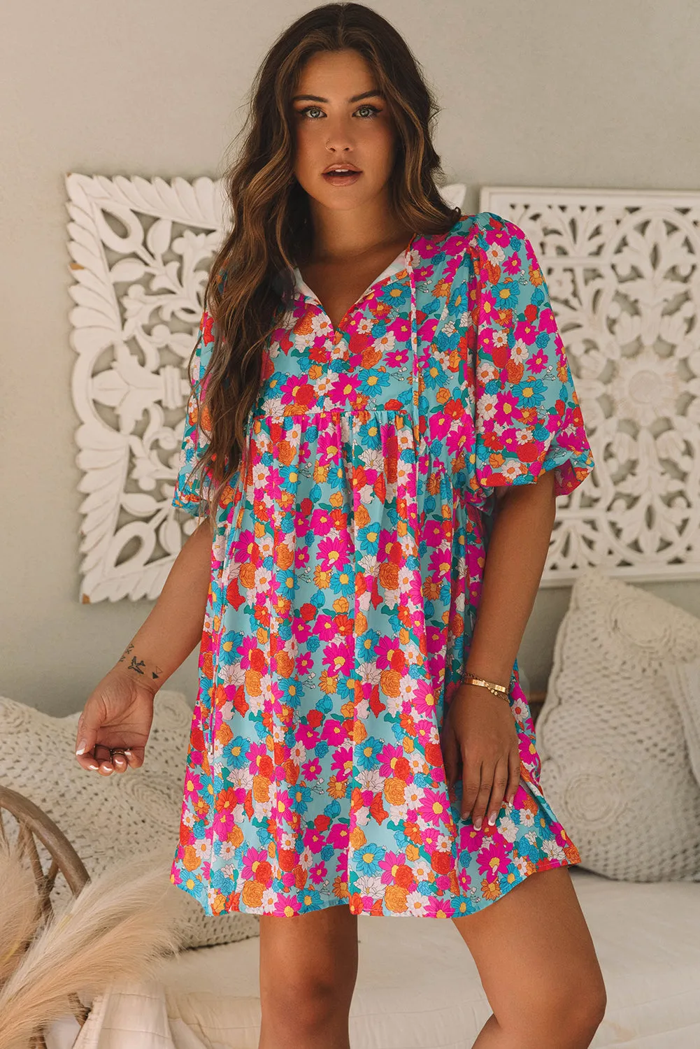 Floral Babydoll Dress