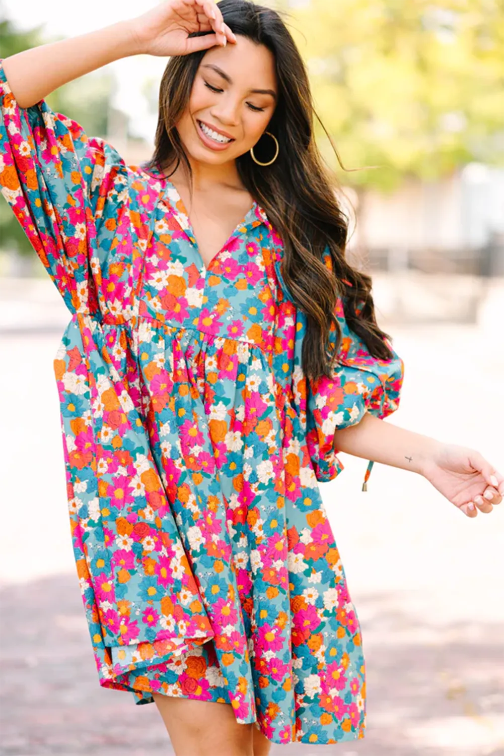 Floral Babydoll Dress