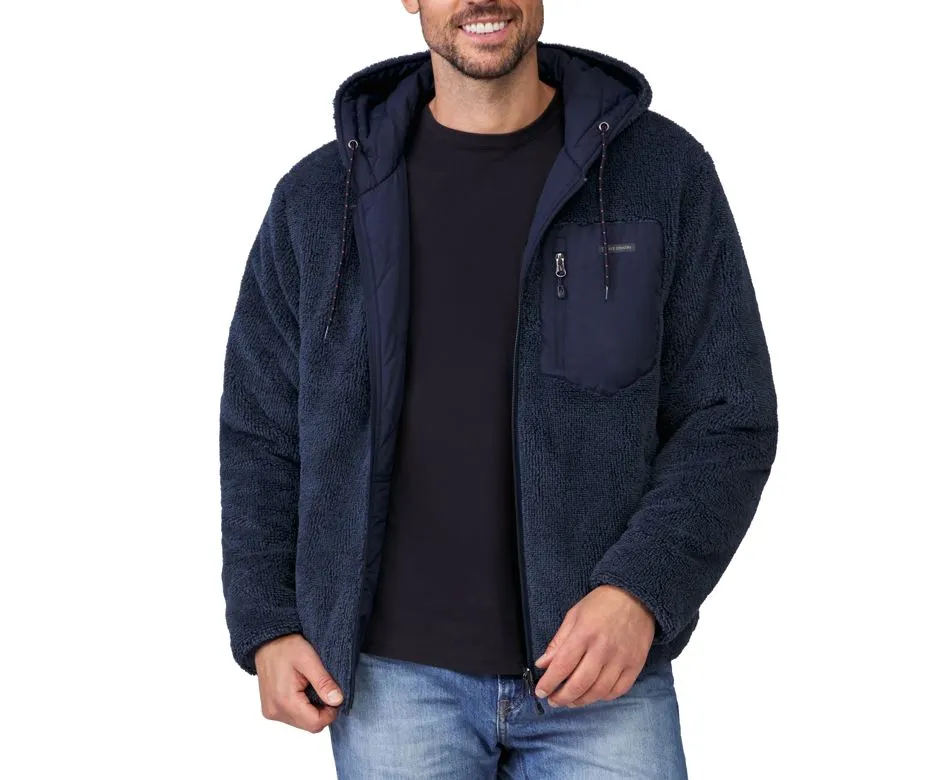 Free Country Mens Atlas Sherpa Lined Reversible Jacket