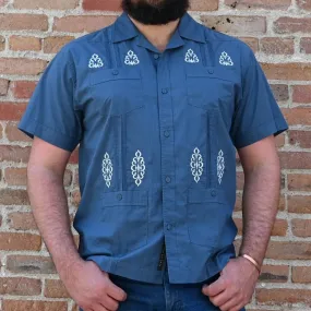 Guayabera Shirt in Midnight