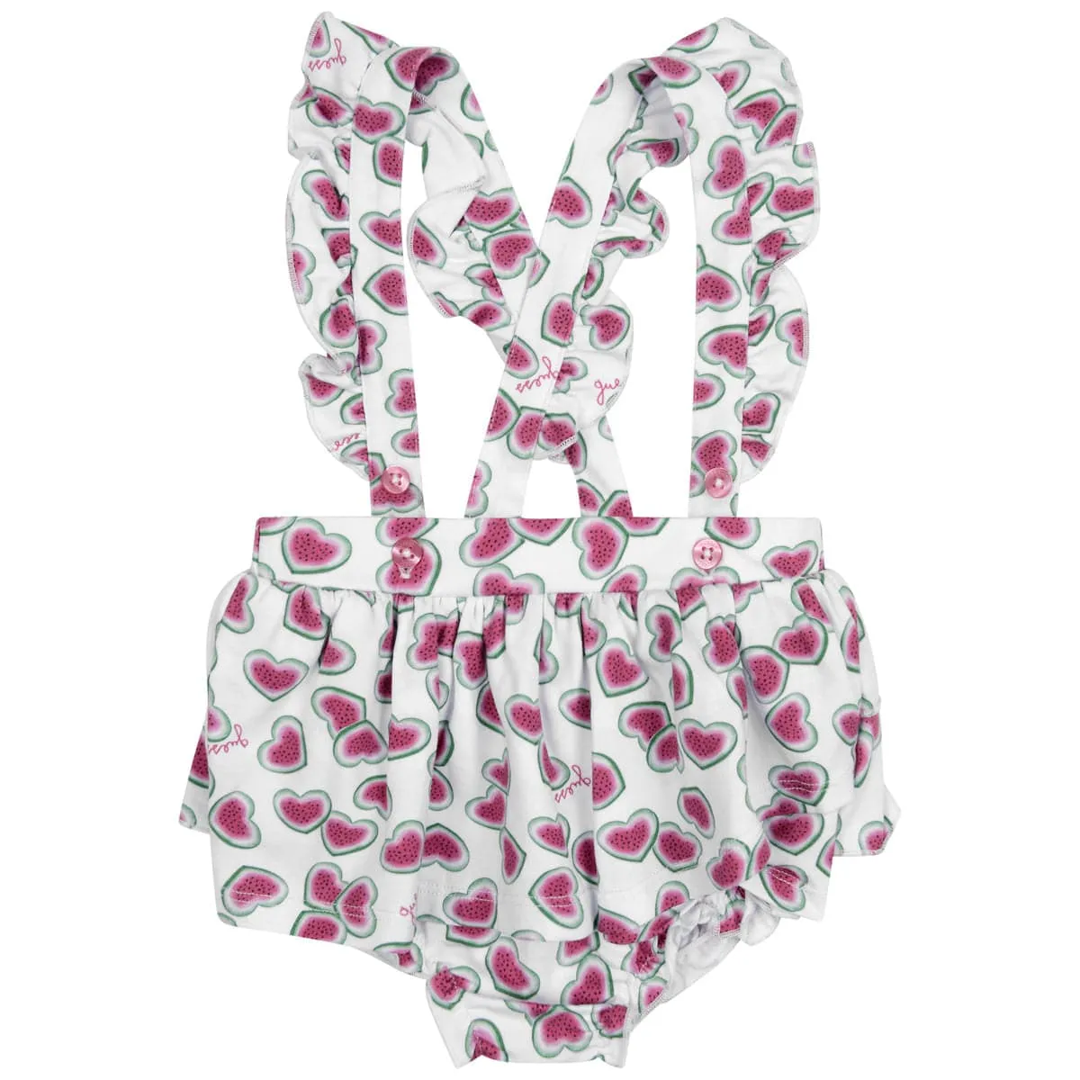 Guess Baby Girls Set - Cotton Romper Set (2 Piece)