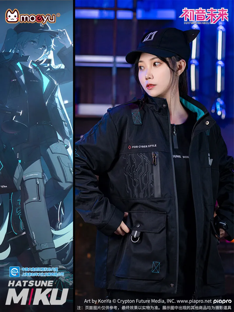 Hatsune Miku - Hatsune Miku 2023 Cyber Style Rider Series Wind Breaker Jacket Outwear Moeyu