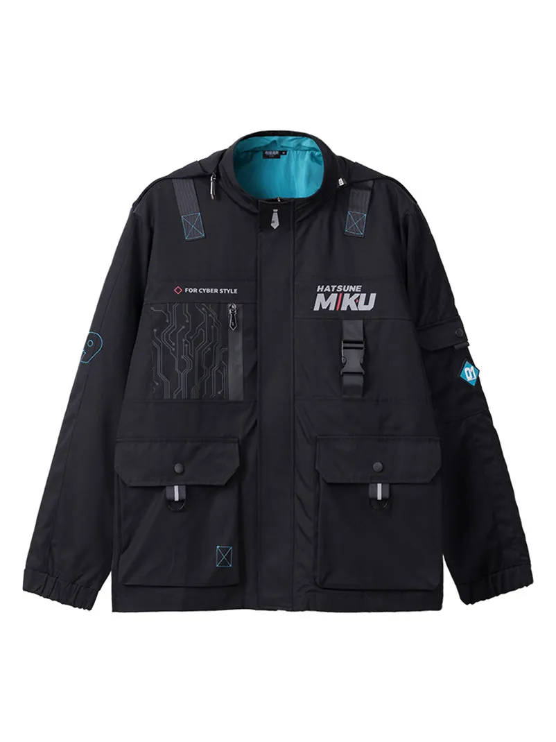 Hatsune Miku - Hatsune Miku 2023 Cyber Style Rider Series Wind Breaker Jacket Outwear Moeyu