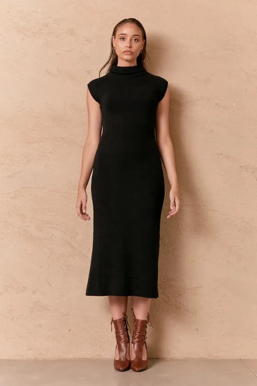 Hayley Knit Dress - Black