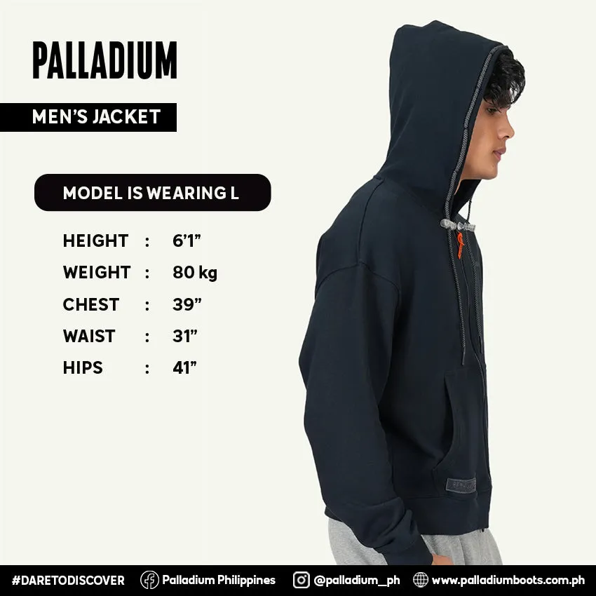 HOODIE SWEATSHIRT LACE IT MEN'S JACKET - ANTHRACITE