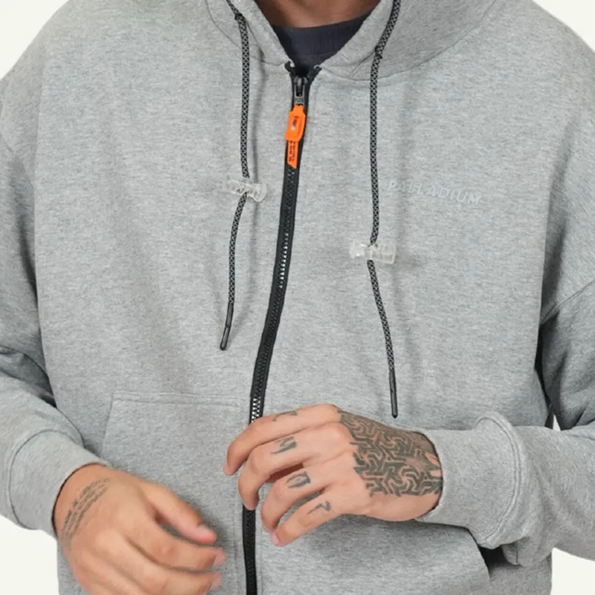 HOODIE SWEATSHIRT LACE IT MEN'S JACKET - HEATHER GREY